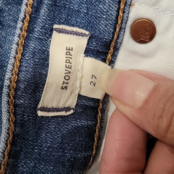 Madewell Size 27 Medium Wash Stovepipe Jeans, Gently Used Condition - Picture 9 of 14